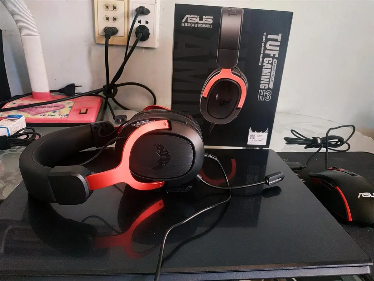 Khách hàng review Tai nghe Chụp Tai Gaming Asus TUF H3 3