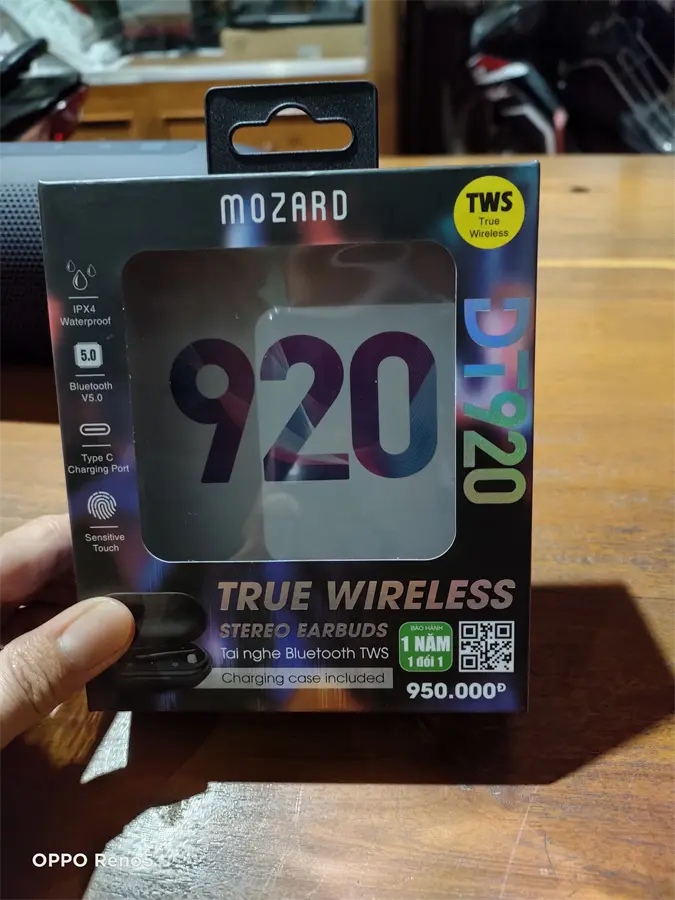 Khách hàng review Tai nghe Bluetooth True Wireless Mozard DT920 Đen 10