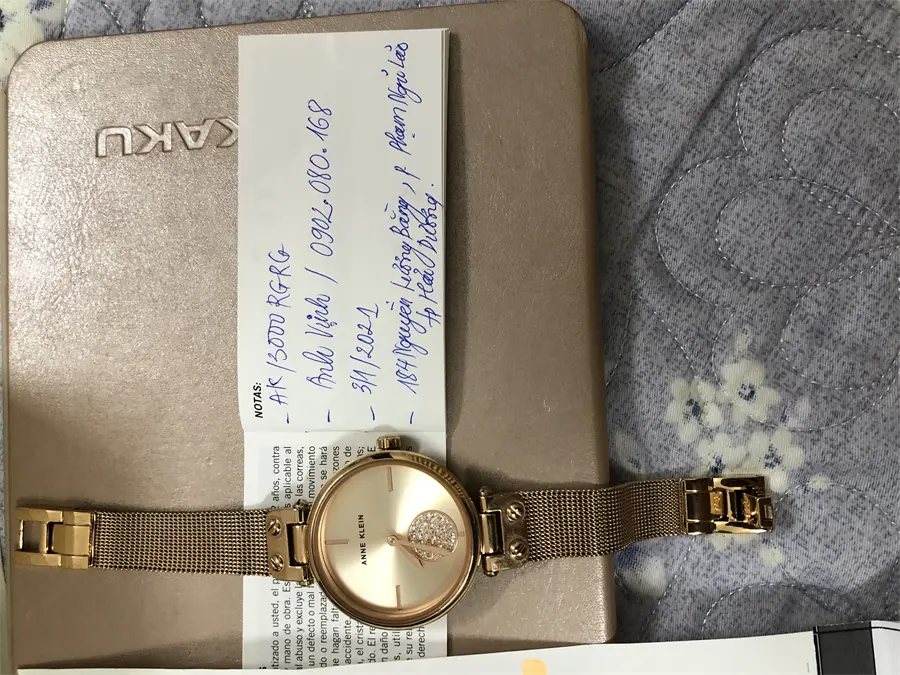 Khách hàng review Đồng hồ ANNE KLEIN 34 mm Nữ AK/3000RGRG 2