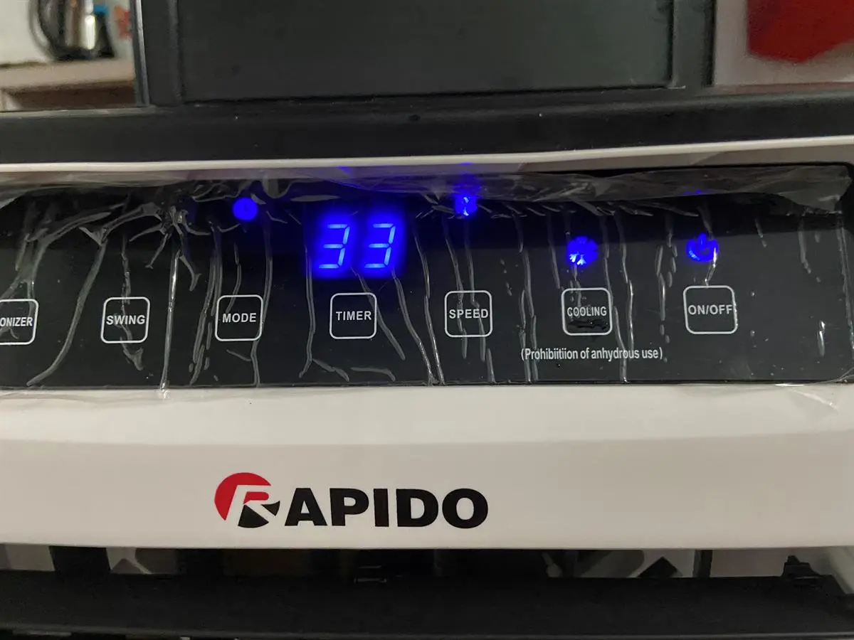 Khách hàng review Quạt điều hòa Rapido 3000D 40W 32
