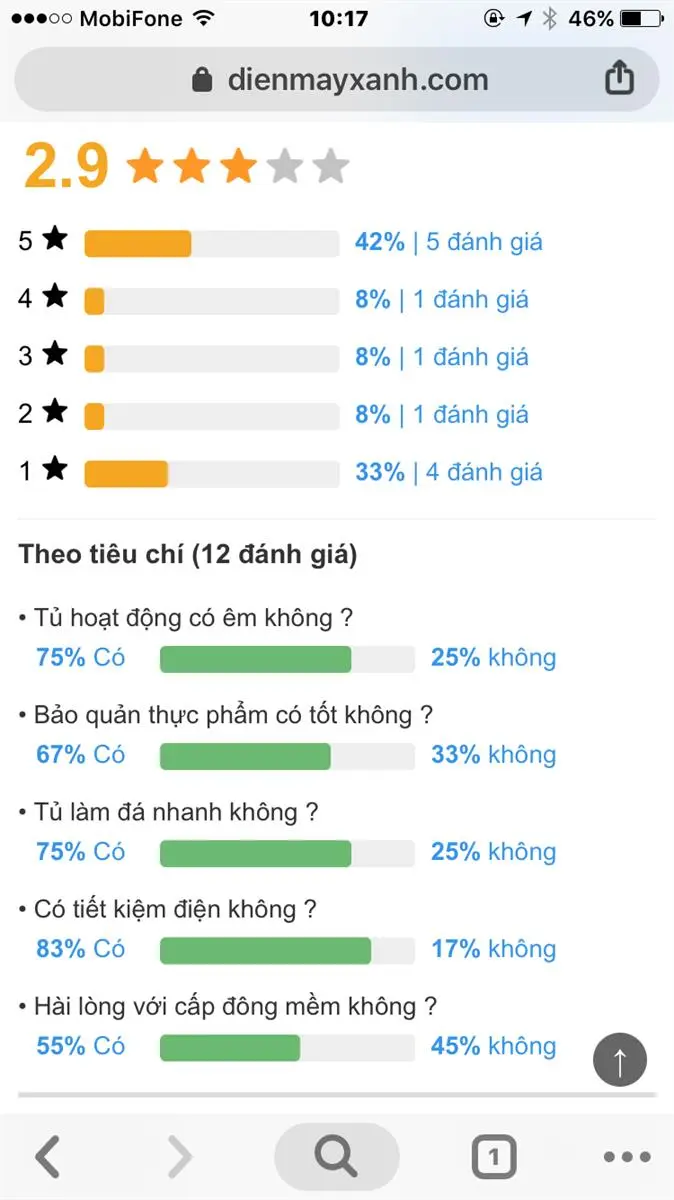 Khách hàng review Tủ lạnh Samsung Inverter 307 lít RB30N4170BY/SV 3