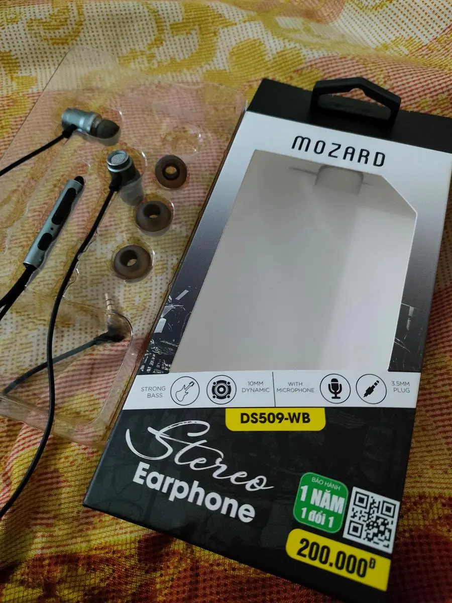 Khách hàng review Tai nghe Có Dây Mozard DS509-WB 2