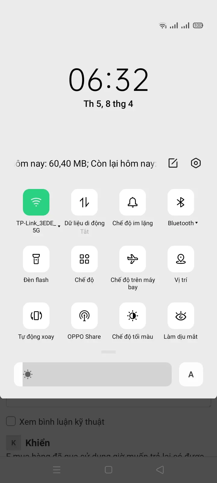 Khách hàng review Điện thoại OPPO A15s 8