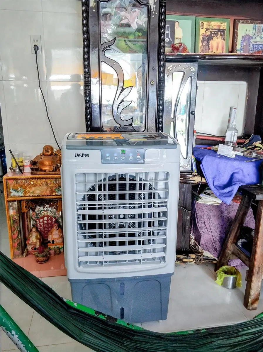 Khách hàng review Quạt điều hòa Delites DEL-AC45AR 130W 20