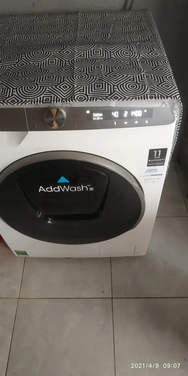 Khách hàng review Máy giặt Samsung Inverter 9 Kg WW90TP54DSH/SV 12