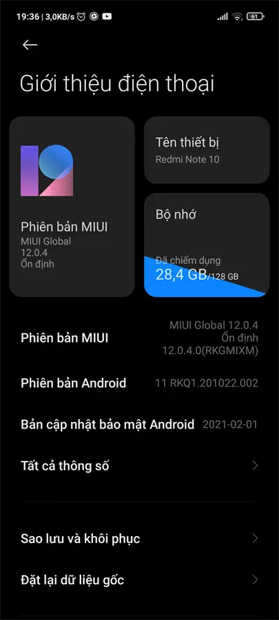 Khách hàng review Điện thoại Xiaomi Redmi Note 10 (6GB/128GB) 36