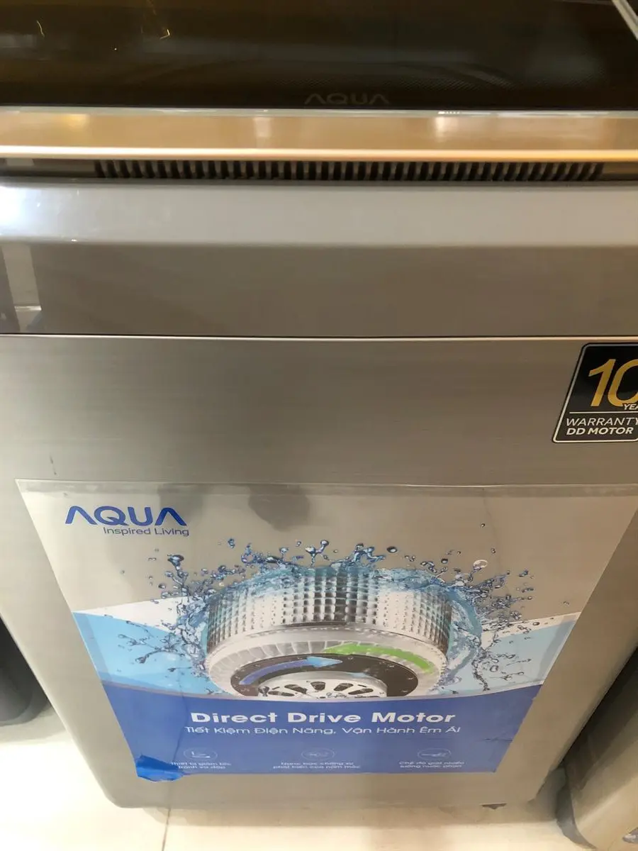 Khách hàng review Máy giặt Aqua Inverter 10 Kg AQW-DR100ET S 32
