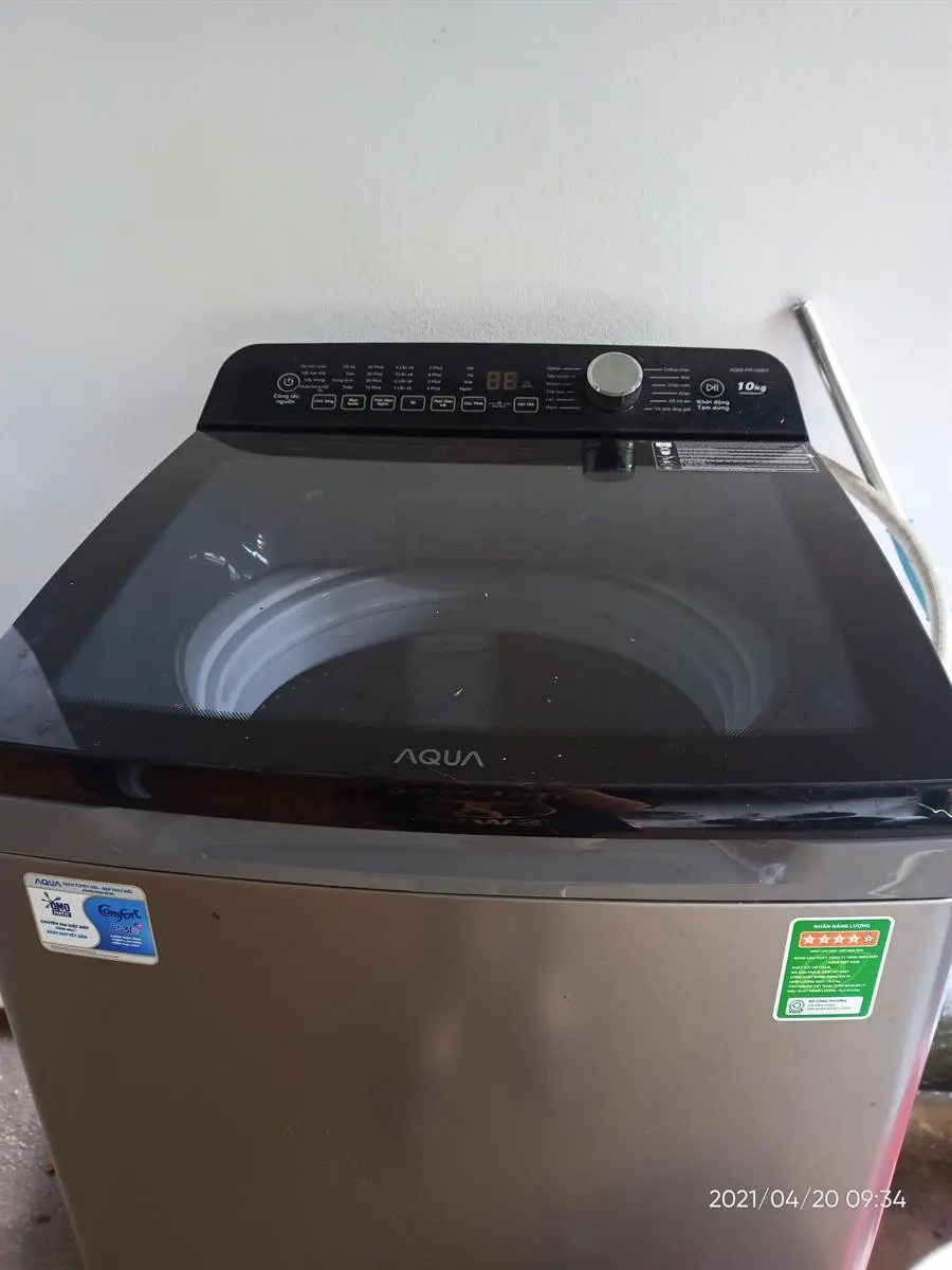 Khách hàng review Máy giặt Aqua 10 Kg AQW-FR100ET S 25