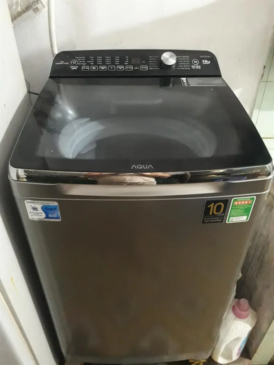 Khách hàng review Máy giặt Aqua Inverter 10 Kg AQW-DR100ET S 21