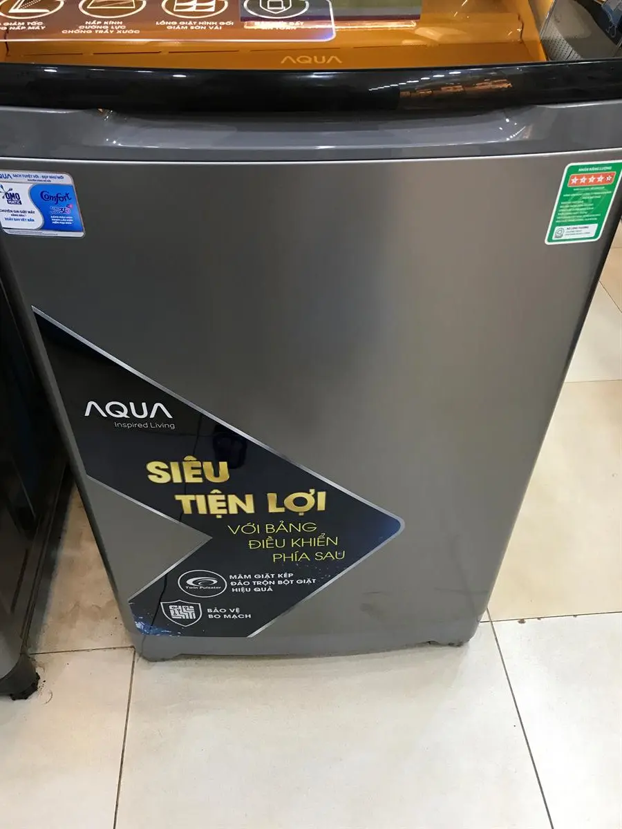 Khách hàng review Máy giặt Aqua 10 Kg AQW-FR100ET S 12