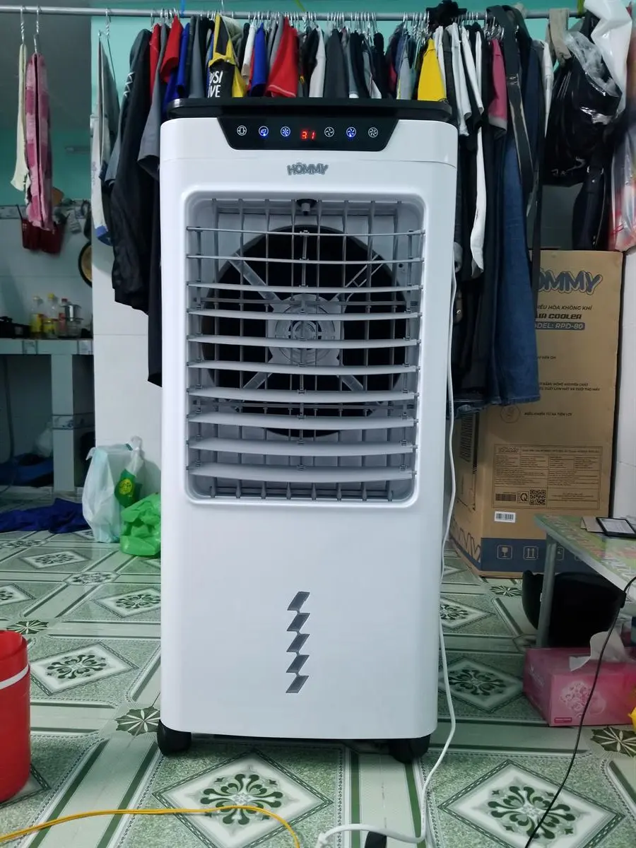 Khách hàng review Quạt điều hòa Hommy RPD-80 130W 15