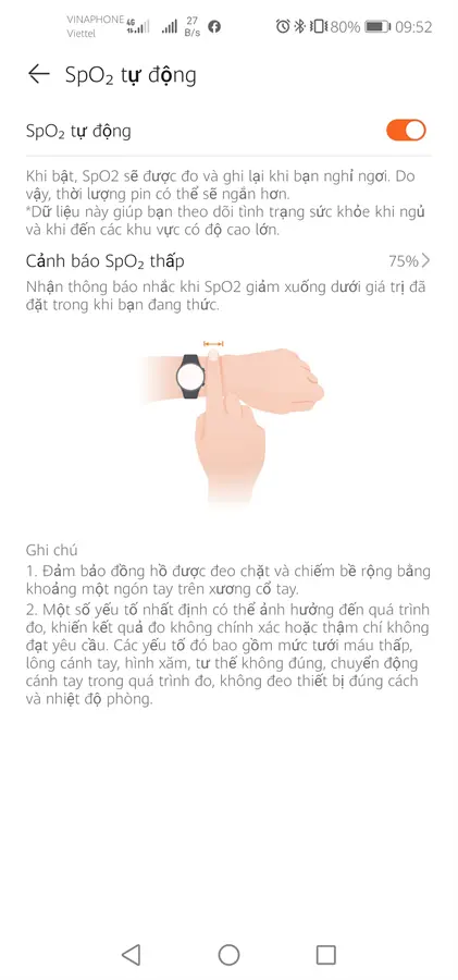 Khách hàng review Huawei band 6 dây silicone 5