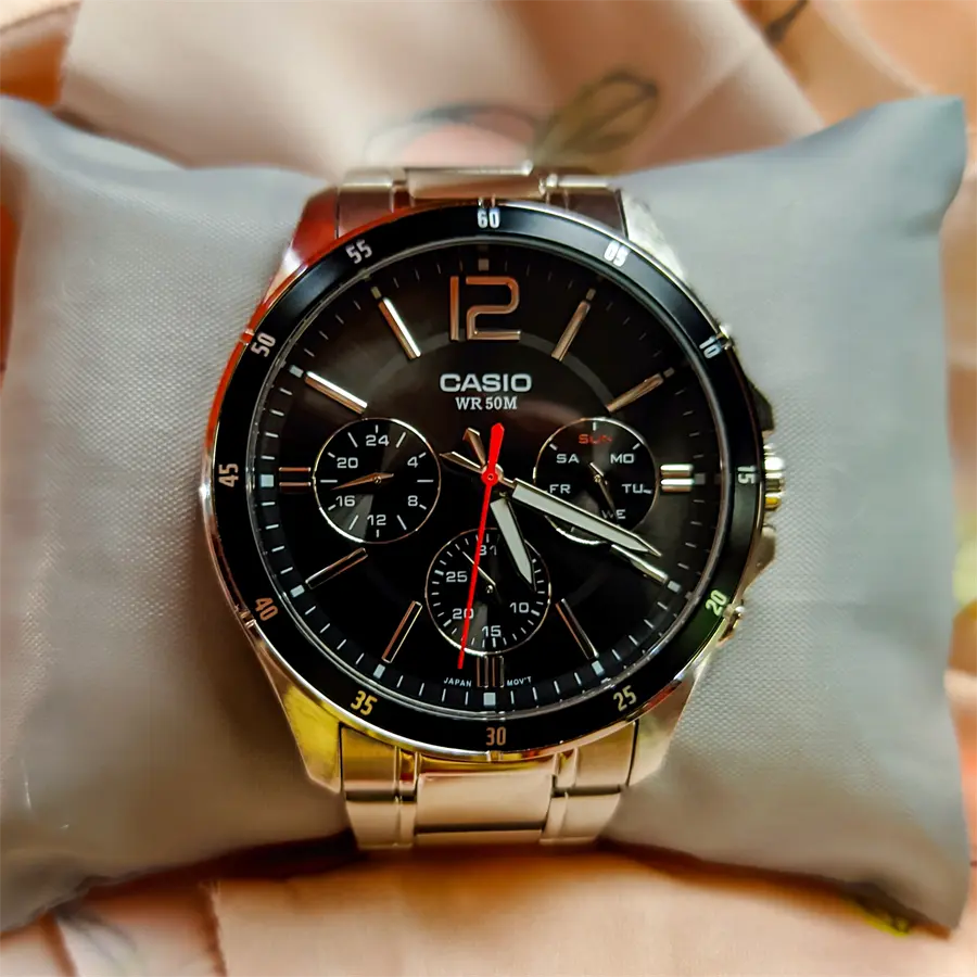 Khách hàng review Đồng hồ CASIO 42 mm Nam MTP-1374D-1AVDF 11