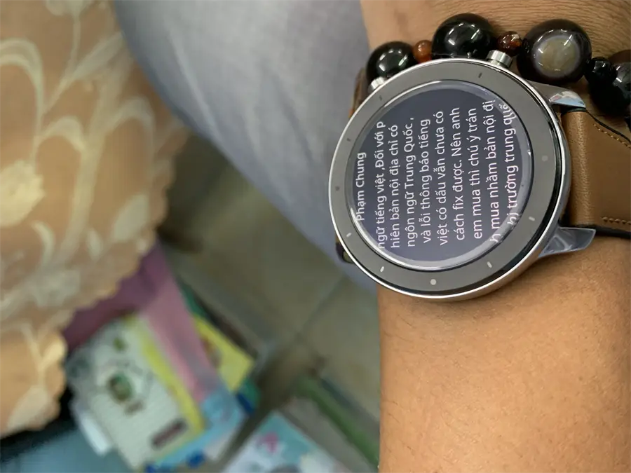 Khách hàng review Đồng hồ thông minh Huami Amazfit GTR 47mm dây da 6
