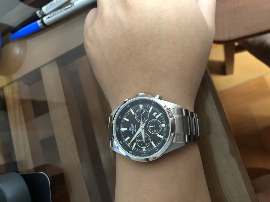 hách hàng review Đồng hồ EDIFICE CASIO 40 mm Nam EFR-527D-1AVUDF 6