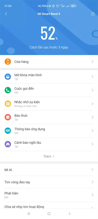 Khách hàng review Vòng đeo tay thông minh Mi Band 5 25