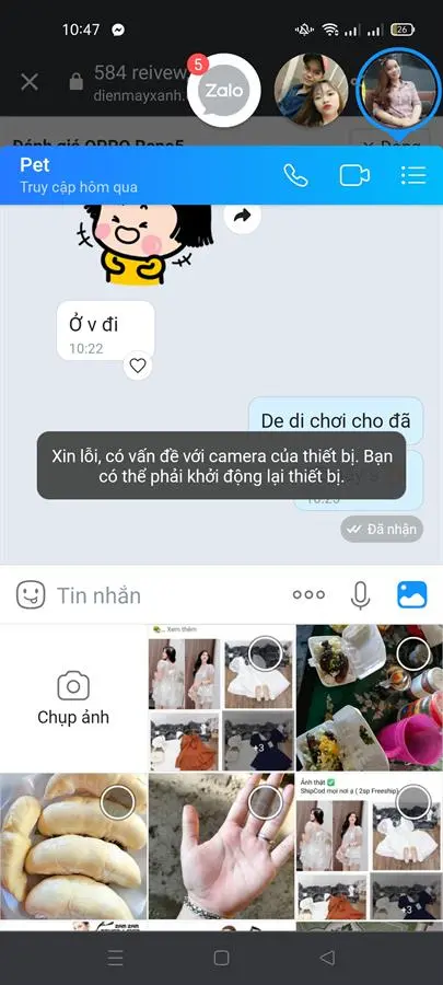 Khách hàng review Điện thoại OPPO Reno5 20