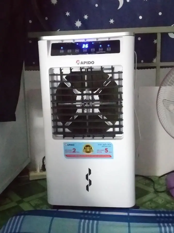 Khách hàng review Quạt điều hòa Rapido 3000D 40W 27