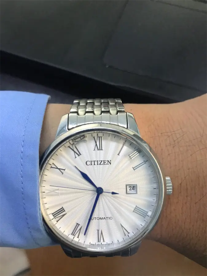 Khách hàng review Đồng hồ CITIZEN Mechanical 42 mm Nam NJ0080-50A 3