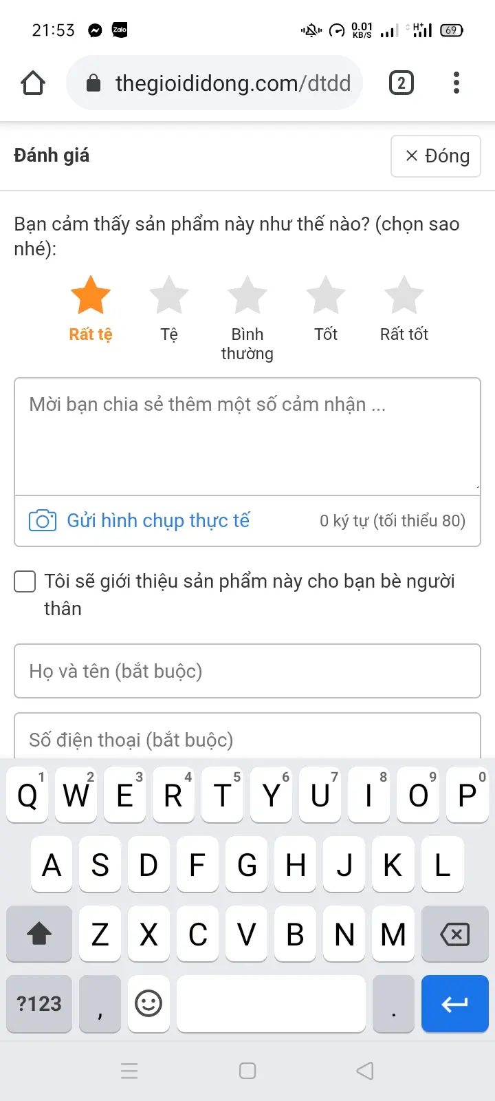 Khách hàng review Điện thoại OPPO A15s 6