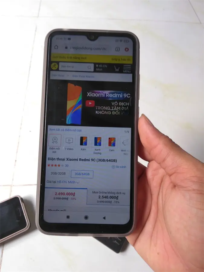 Khách hàng review Điện thoại Xiaomi Redmi 9C (3GB/64GB) 15