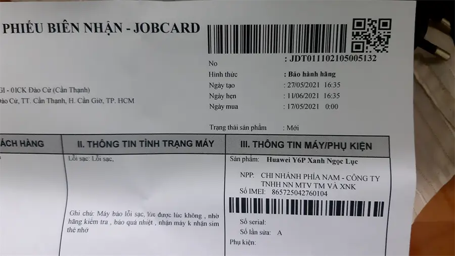 Khách hàng review Điện thoại Huawei Y6p (Nền tảng Huawei Mobile Service) 1