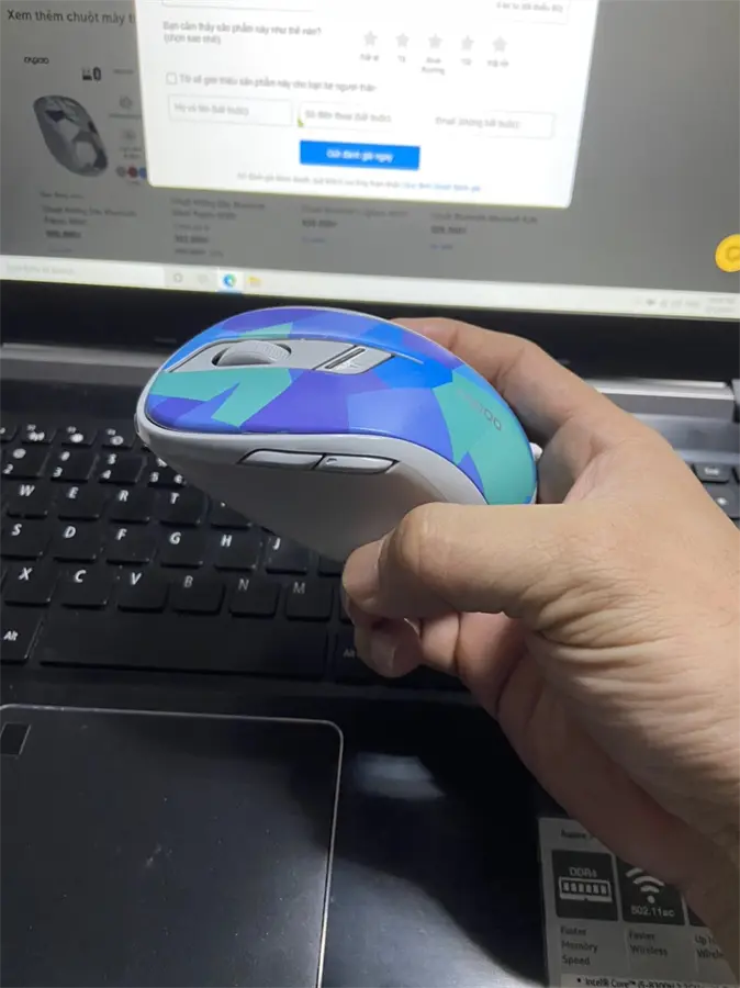 Khách hàng review Chuột Bluetooth Silent Rapoo M500 7