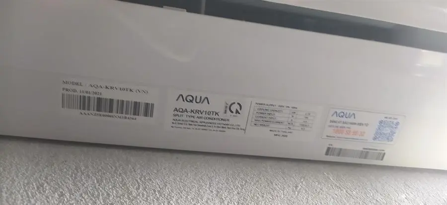 Khách hàng review Máy lạnh Aqua Inverter 1 HP AQA-KCRV10TK 12