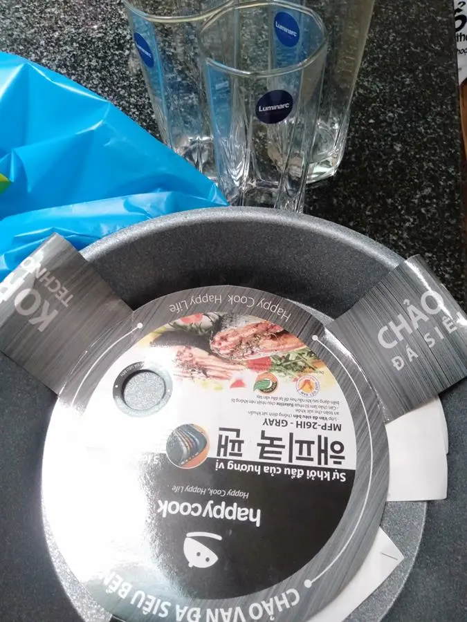 Khách hàng review Chảo nhôm chống dính đáy từ 26 cm Happycook MFP-26IH GRAY 3