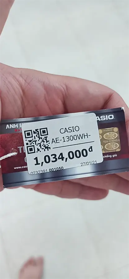 Khách hàng review Đồng hồ CASIO Timeless 42 mm Nam AE-1300WH-8AVDF 9