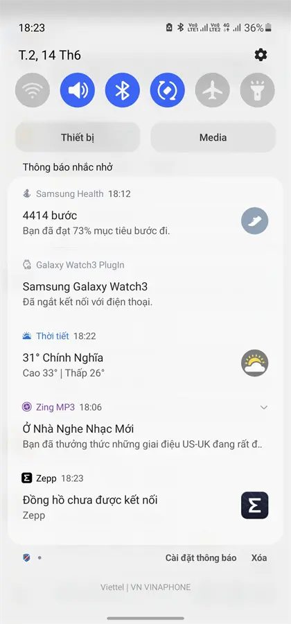 Khách hàng review Đồng hồ thông minh Samsung Galaxy Watch 3 41mm 8