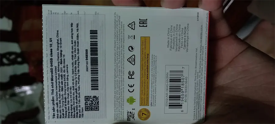 Khách hàng review Thẻ nhớ Apacer MicroSD 64GB class 10_U1 7