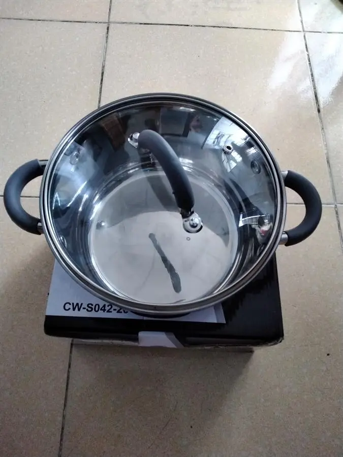 Khách hàng review Nồi inox 3 đáy nắp kính 20 cm Hommy CW-S042-20 3