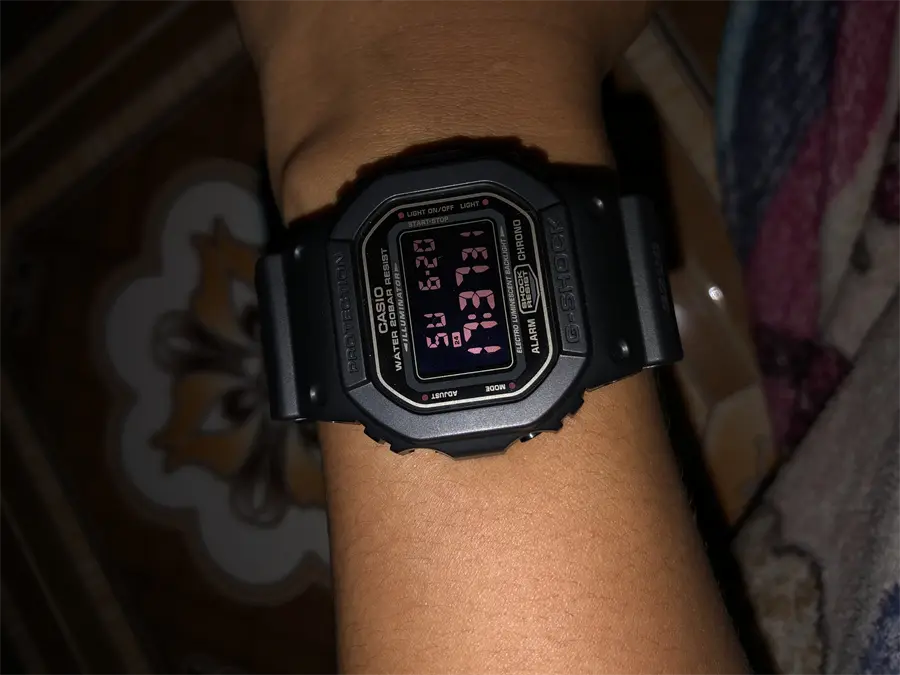 Khách hàng review Đồng hồ G-SHOCK 5600 43.5 mm Nam DW-5600MS-1HDR 2