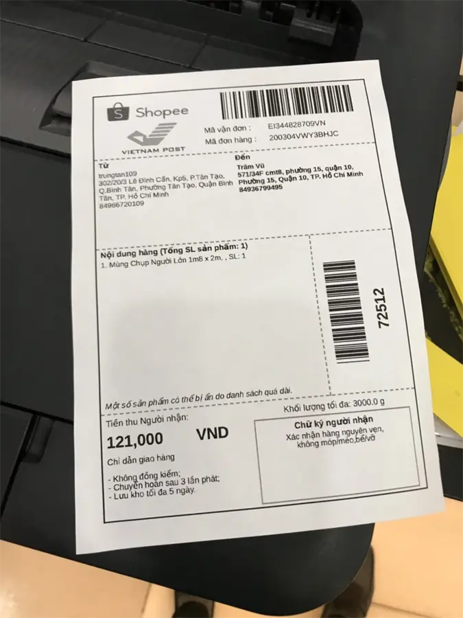 Khách hàng review Máy in laser trắng đen đơn năng Brother HL-L2321D 30