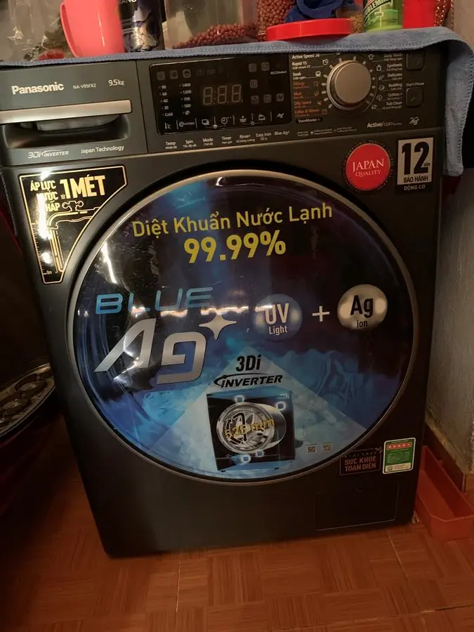 Khách hàng review Máy giặt Panasonic Inverter 9.5 Kg NA-V95FX2BVT 33