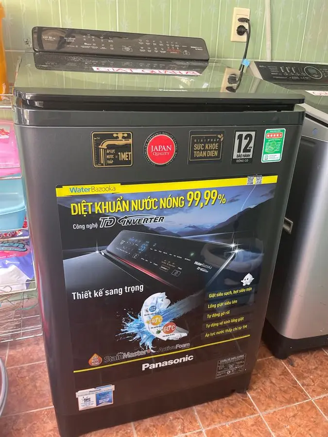 Khách hàng review Máy giặt Panasonic Inverter 12.5 Kg NA-FD125V1BV 22