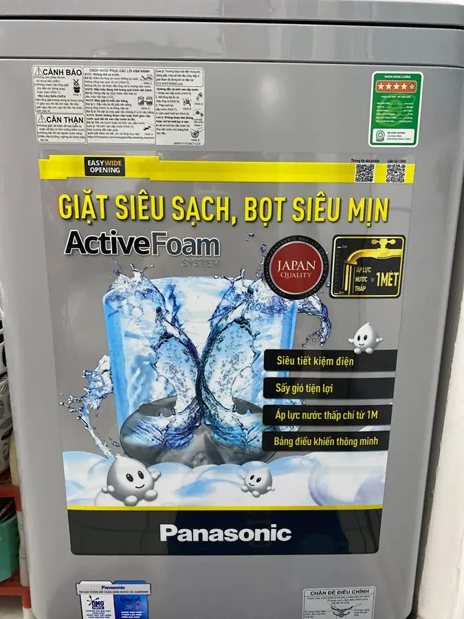 Khách hàng review Máy giặt Panasonic 10 kg NA-F100A4GRV 2