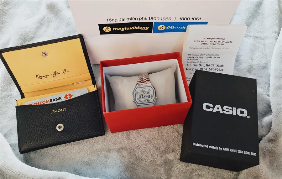 Khách hàng review Đồng hồ CASIO Vintage 28.5 mm Unisex LA680WA-7DF 8