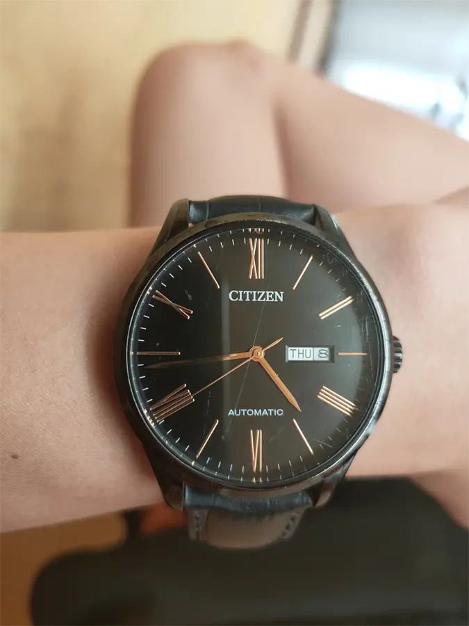 Khách hàng review Đồng hồ CITIZEN Mechanical 41.1 mm Nam NH8365-19F 1