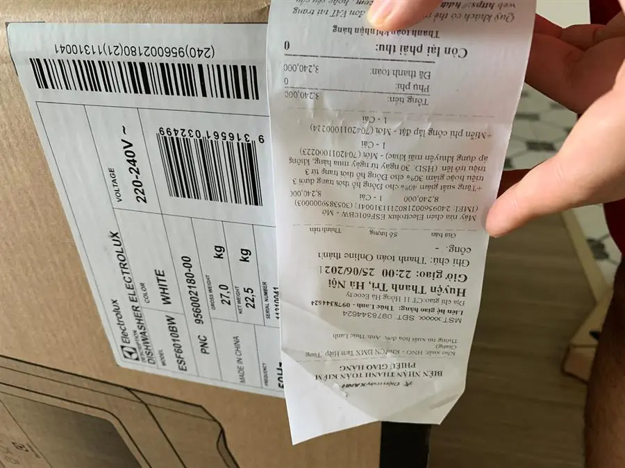 Khách hàng review Máy rửa chén mini Electrolux ESF6010BW 48