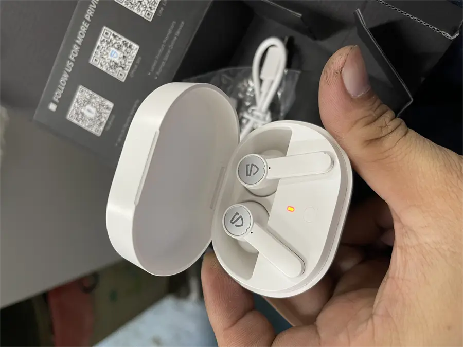 Khách hàng review Tai nghe Bluetooth True Wireless Soundpeats Q Trắng 4