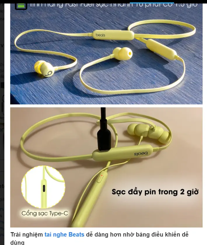 Khách hàng review Tai nghe Bluetooth Beats Flex MYMC2/ MYMD2 6