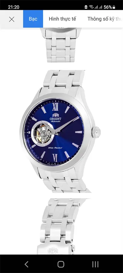Khách hàng review Đồng hồ ORIENT 38.3 mm Nam FAG03001D0 4