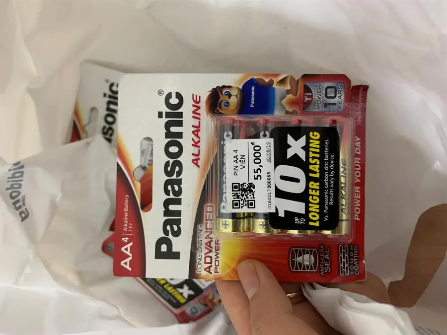 Khách hàng review Pin AA 4 viên Alkaline Panasonic LR6T-4B-V 2