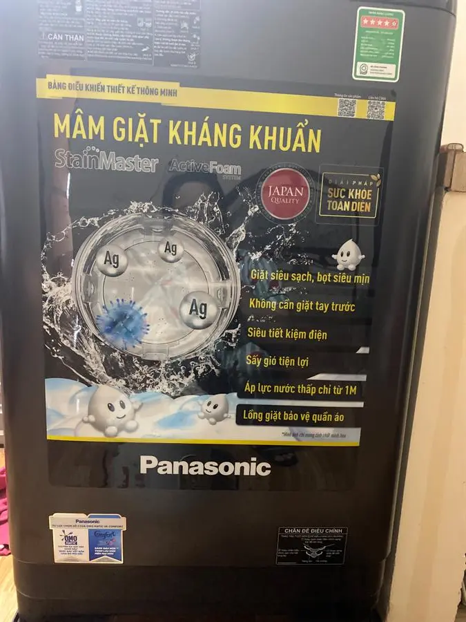 Khách hàng review Máy giặt Panasonic 9 kg NA-F90A9BRV 90