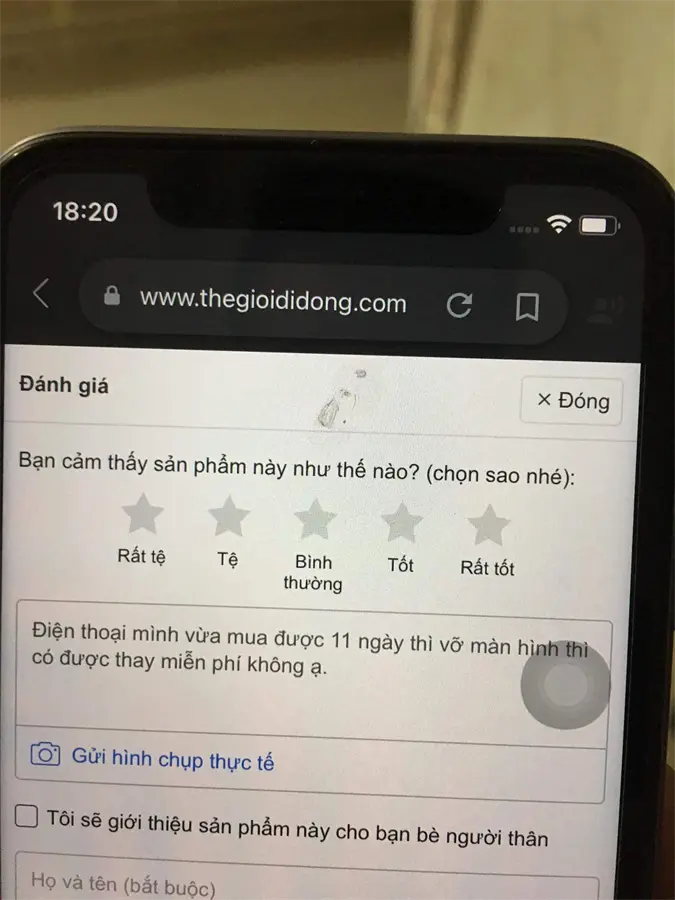 Khách hàng review Điện thoại iPhone 11 64GB 72