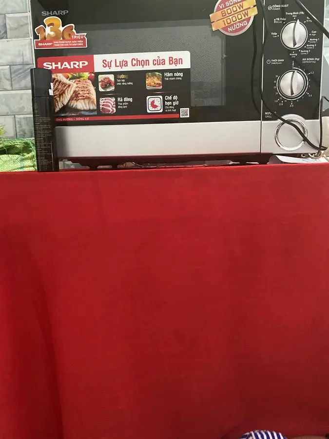 Khách hàng review Lò vi sóng có nướng Sharp R-G302VN-S 23 lít 5