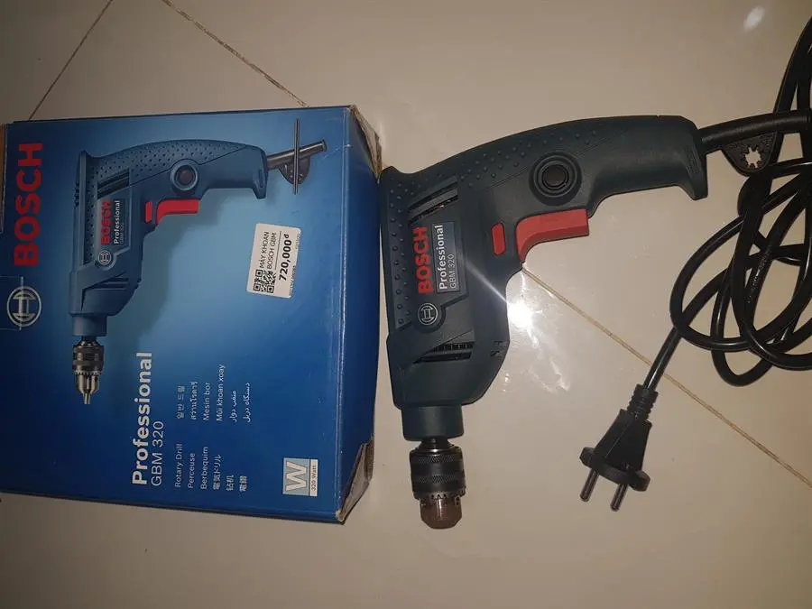 Khách hàng review Máy khoan điện Bosch GBM 320 320W 2