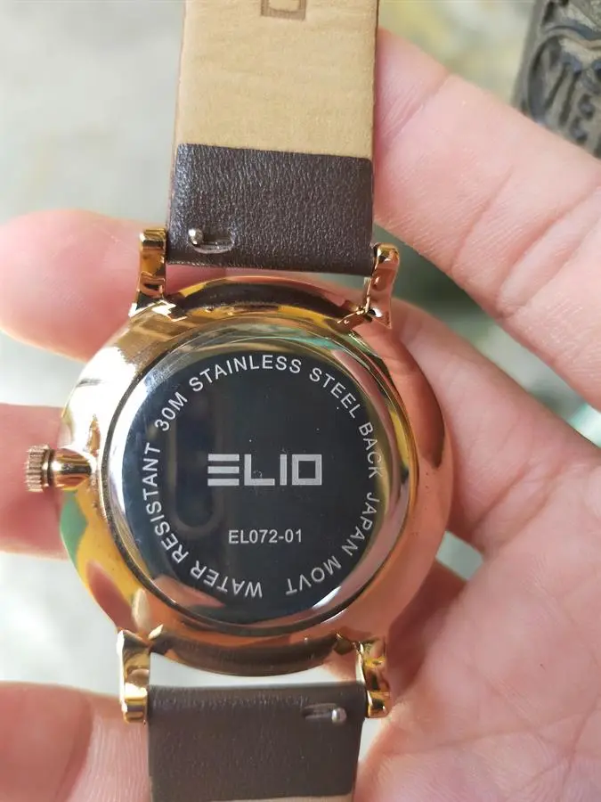 hách hàng review Đồng hồ ELIO 40 mm Nam EL072-01 6
